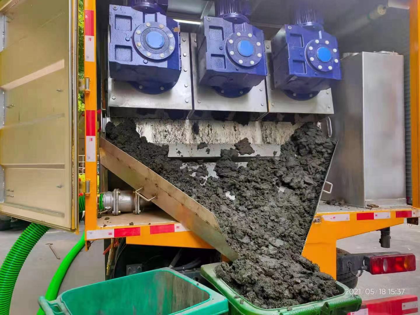 昆都仑化粪池清掏城市维护站-泥浆净化干湿分离处理